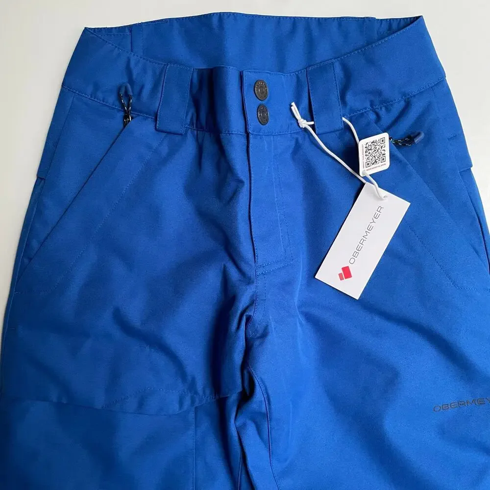 Obermeyer Brisk Pant Ski Snow Summit Blue Size Teen Boy Medium (10-12) NEW